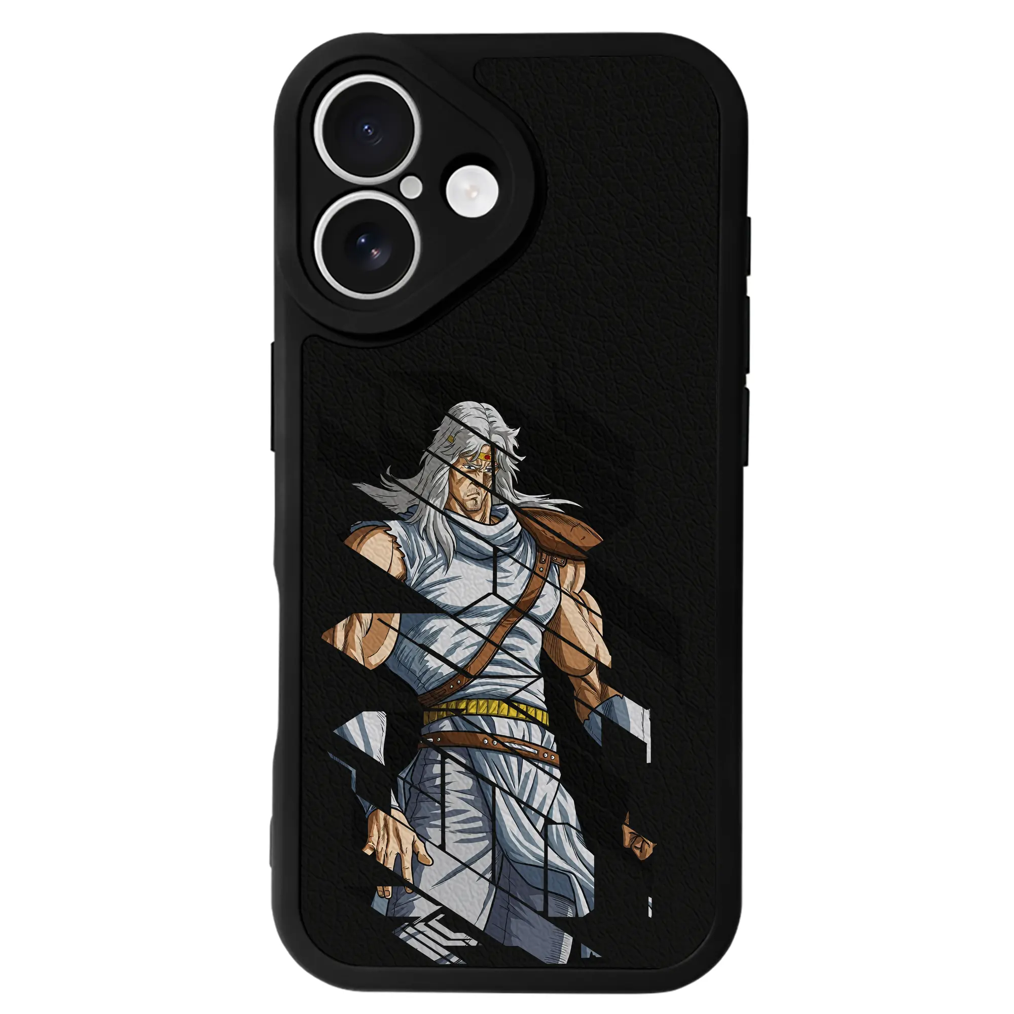 北斗の拳 グッズ,トキ - IPhone 16シリーズ対応 ・ シリコンスマホケース ・ レザー調 ・ 高精度フィット ・ 耐衝撃 ・ ワイヤレス充電対応 ・ 精密カット